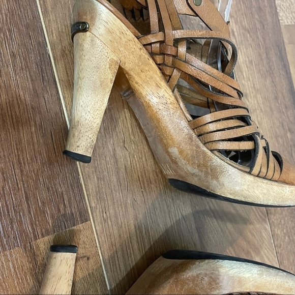 Michael Michael Kors Brown Gladiator Heels - Picture 8 of 13